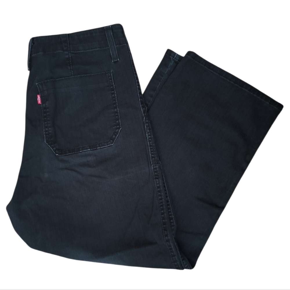 Levi's Black Straight Leg Pants Size 32